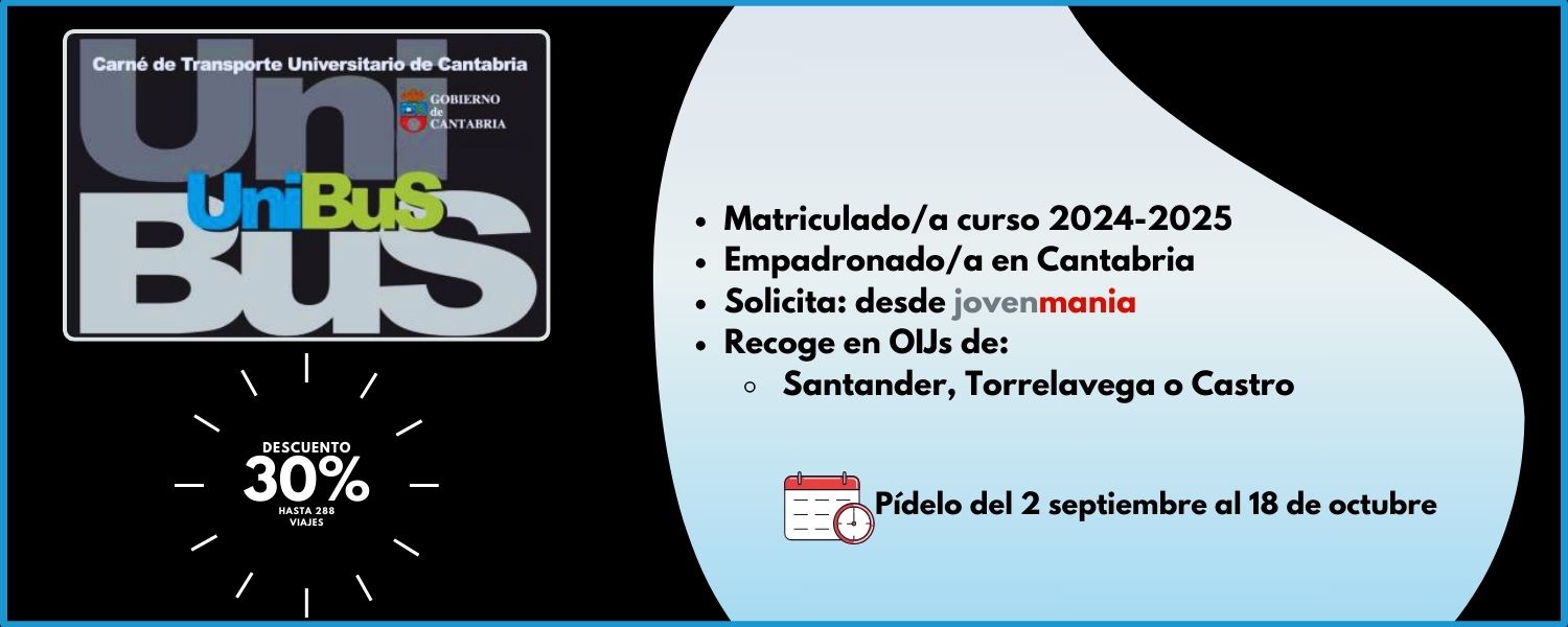 UNIBUS carnet de descuento transporte universitario